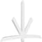 Ekena Millwork Alberta Architectural Grade PVC Gable Bracket, 108"W x 72"H x 4"D x 6"F, 16/12 Pitch GBP108X72X0406ALB00 - alternate 1